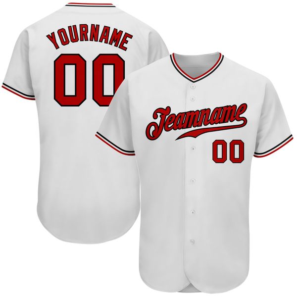

custom white red-black-9898 authentic baseball jersey, Blue;black