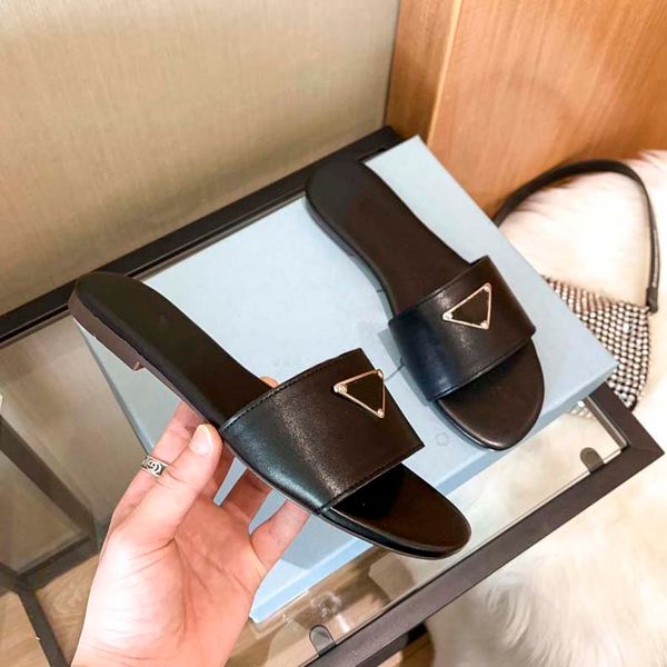 

designer slides women slippers flat gladiator sandal beach sliders platform floral ladies sandals bathroom home shoes with box 04, Black