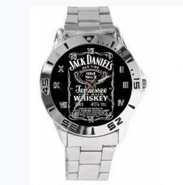 

watch watches jack stainless steel strap men's fashion quartz, Slivery;brown