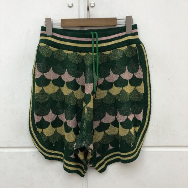 

men's shorts 2021ss vintage men women knitted pants mesh breeches, White;black