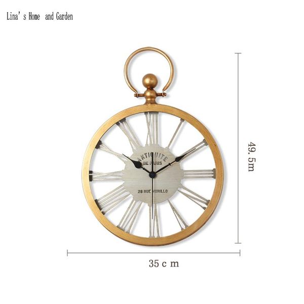 

wall clocks 14 inches decor vintage antique metal clock
