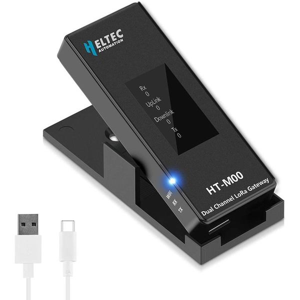 

smart home control h eltec automation ht-m00 dual channel lora gateway support standard lorawan/esp32 2 863-870mhz