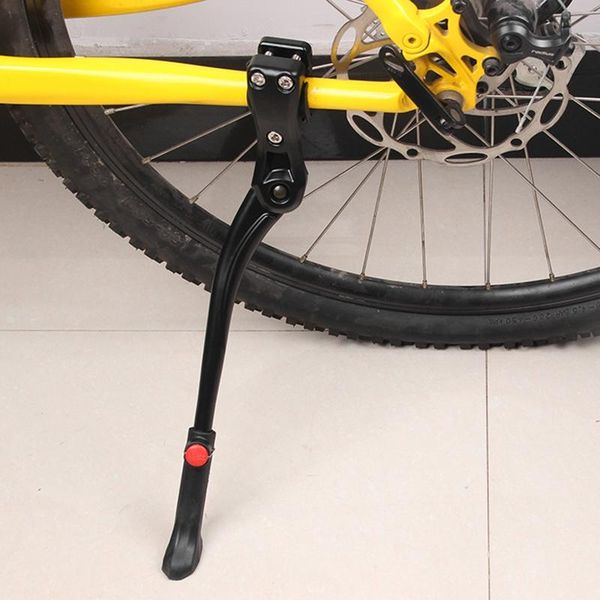 

adjustable road bicycle kickstand parking rack support side kick stand foot brace cycling parts 24-27.5cm bike holder pedals