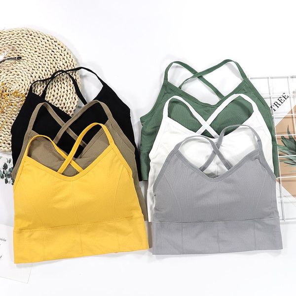 

yoga outfit sport fitness women bras sports underwear bra gym running bralette