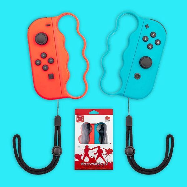 

game controllers & joysticks 1 pair for switch joy con controller hand grips with wrist straps fitness boxing bracelet grip accesso