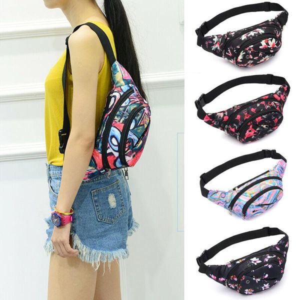 

waist bags fanny pack belt money pouch travel sport bag hip purse women bum /by