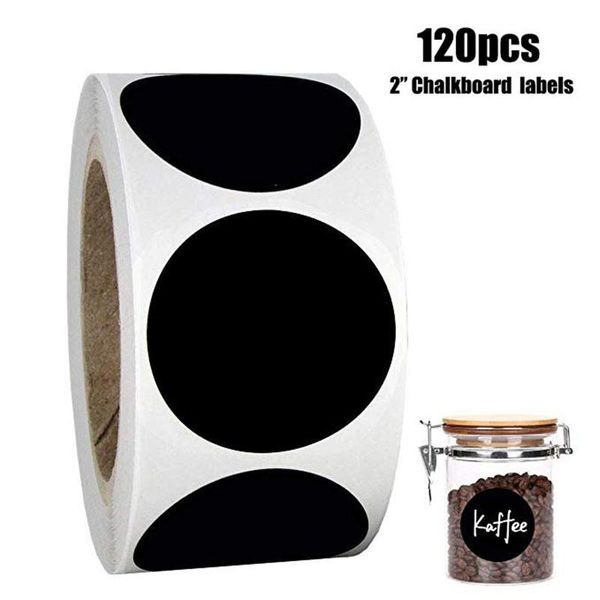 

gift wrap 120pcs black pvc blackboard sticker label diy baking decoration detachable waterproof jar storage classification