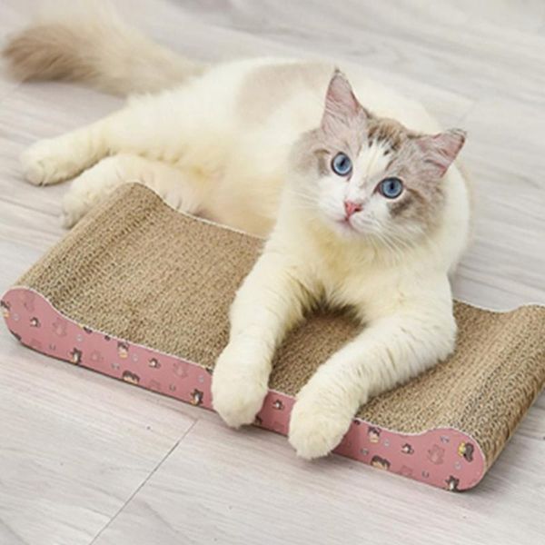 

cat toys kitten scratch board pad soft bed mat care corrugated scratcher training toy pet supplies