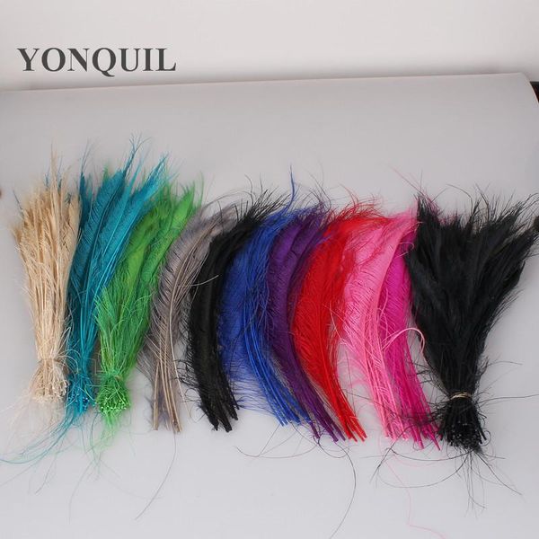 

hair accessories wholesale 11 colors beautiful natural peacock feather sword 50 pcs symmetrical size 25-35 cm 10-14 inches celebration decor