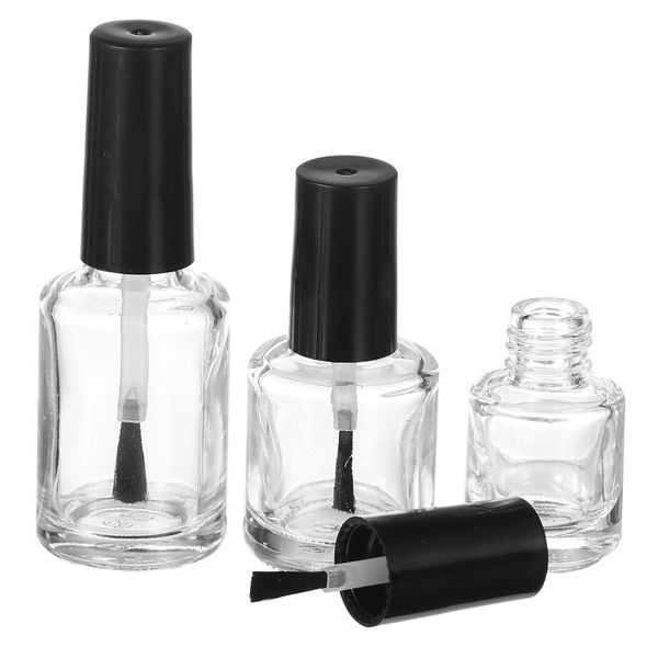 

storage bottles & jars 15pcs empty nail polish 5ml 10ml 15ml glass dispenser