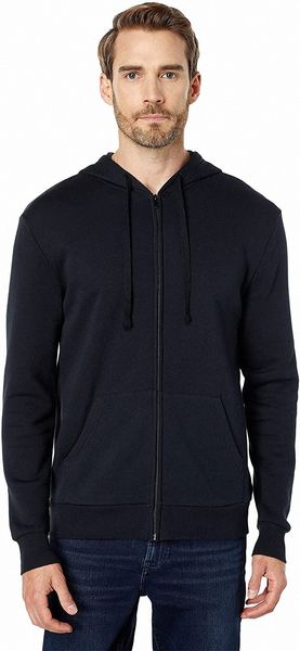 

eco-cozy fleece zip hoodie 344k#, Black