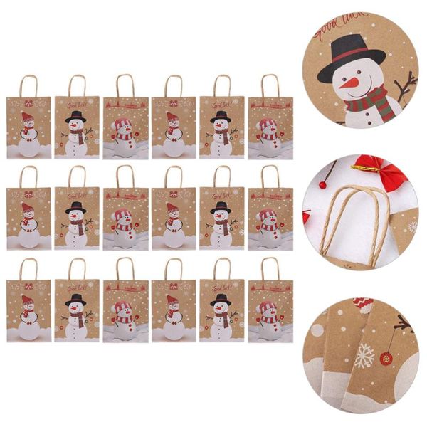 

gift wrap 18pcs bags christmas candy container paper festival packaging