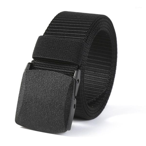 

belts fange mens belt canvas plastic button special for security inspection end fashion fg4143a1, Black;brown