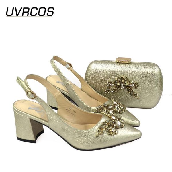 

dress shoes ladies italian and bag set decorated with rhinestone bags sandals matching, Black