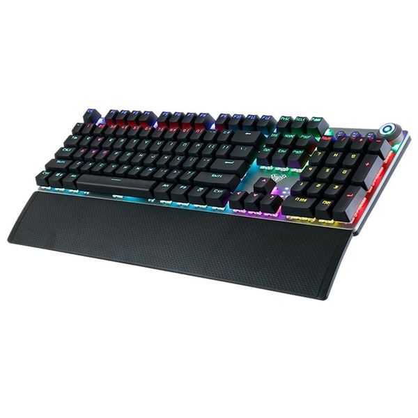 

eipln f2058 keyboard,green axis nets punk game with hand rest keyboards