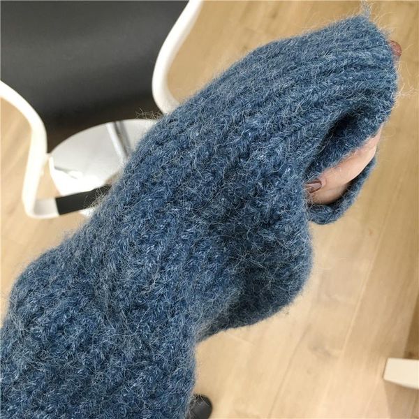 

women's sweaters spring and autumn korean style v-neck single breasted thick needle short, White;black