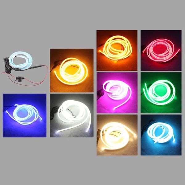 

led strip light car ambient engine hood drl interior&external lights