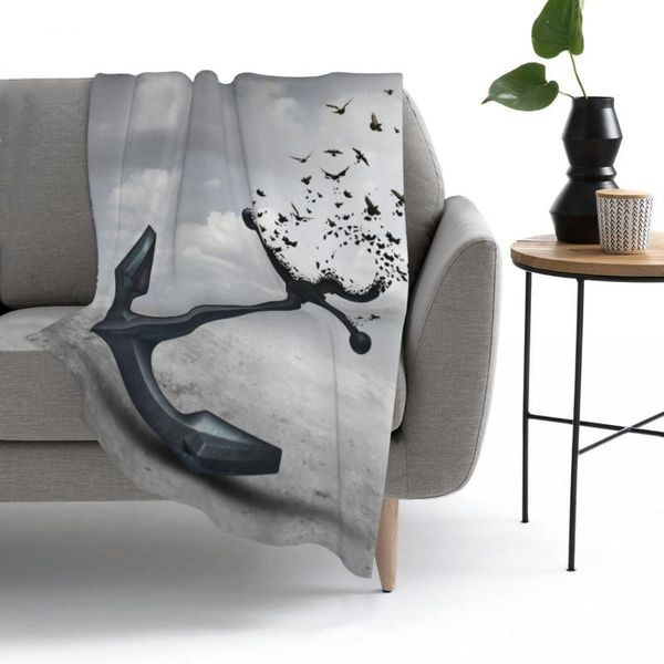 

blankets anchor silstar tex throw blanket bedspread bed sofa plush flannel cozy bedding home travel thick child