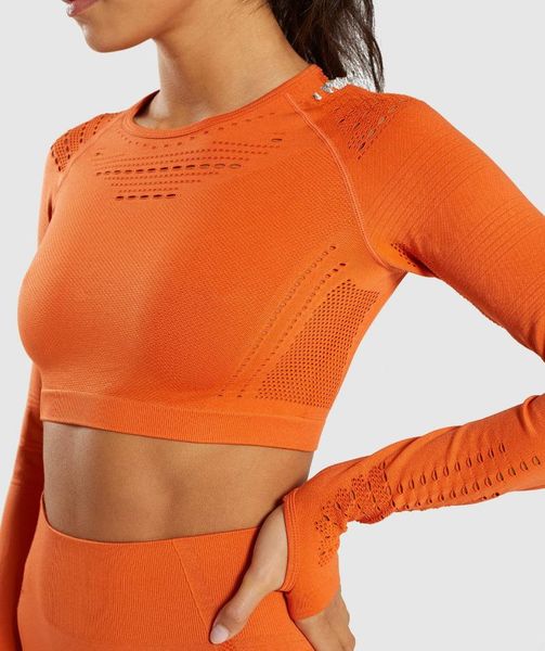 

yoga outfit leisure running sports women's tight high waist long sleeve dress knitted hollow