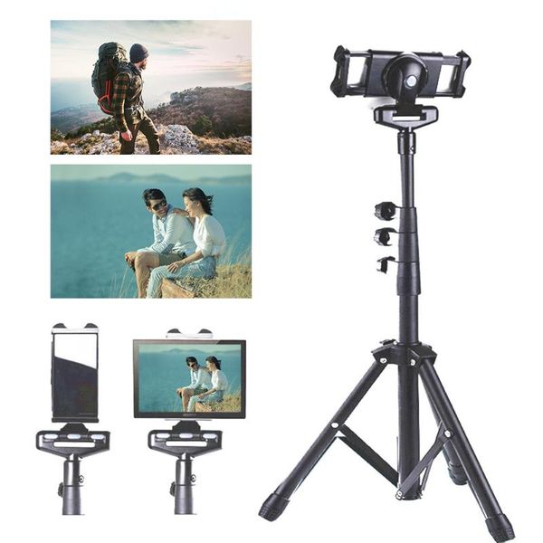 

tripod stand rotatable 360Â° adjustable mobile phone bracket for cell tablet indoor outdoor live streaming tripods