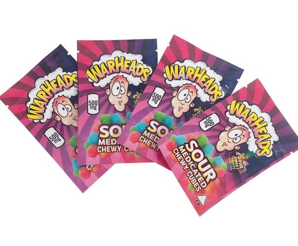 

warheads edibles packaging bags gushers skittles rope airheads xtremes empty bag 400mg 408mg smell proof zipper package dhl free