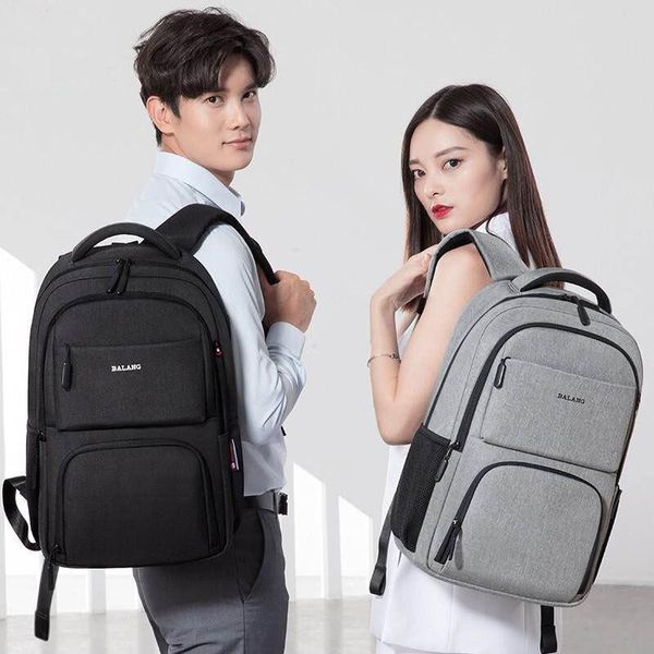 

backpack man casual student waterproof computer bag oxford cloth travel