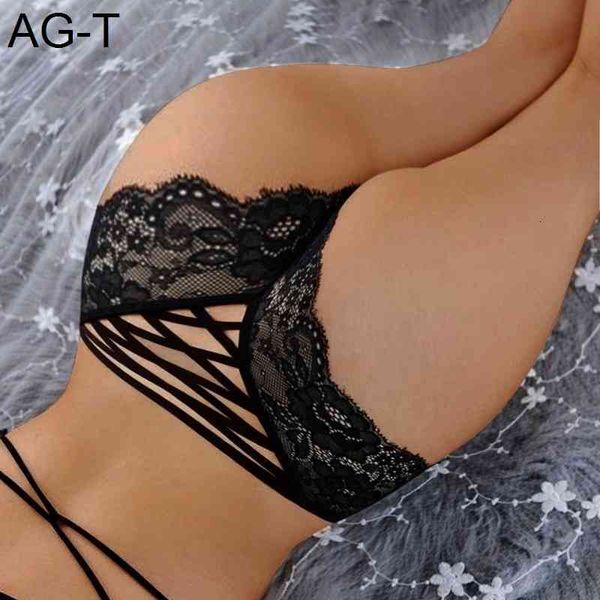 

amazing panties women high waist lace thongs and g strings underwear ladies hollow out underpants intimates lingerie, Black;pink