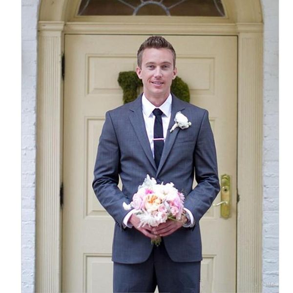 

arrival gray wedding suits custom made notched lapel men formal tuxedos ( jacket+pants+tie) men's & blazers, White;black