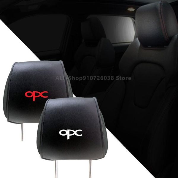 

seat cushions car neck pillow cover for opc pu leather headrest cushion anti-dirty pad assessoires