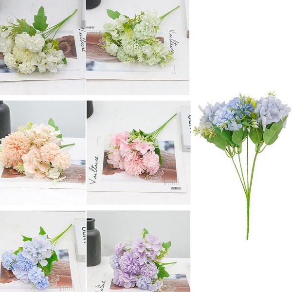

decorative flowers & wreaths bouquet wedding decoration home decor romantic artificial flores artificiales multiple colors