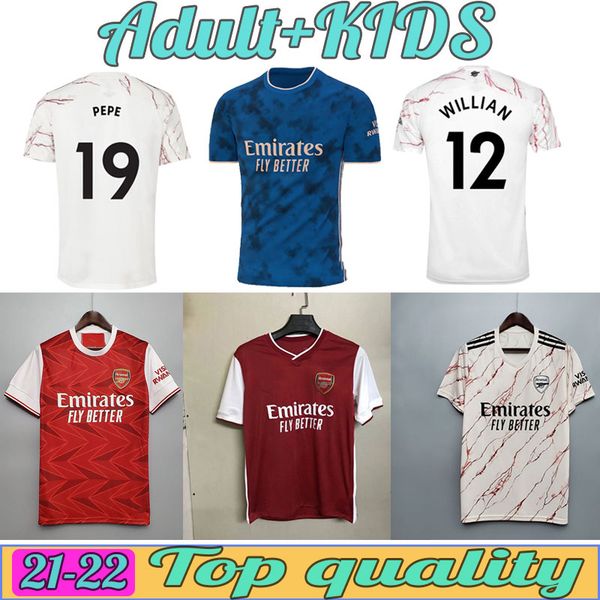 

fans player version 424 arsen soccer jersey 20 21 odegaard pepe saka nicolas tierney henry willian maitland niles 2021 football shirt kids, Black;yellow
