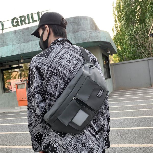 

waist bags large capacity bag fanny pack streetwear chest hip hop packs banana outdoor features phone pocket