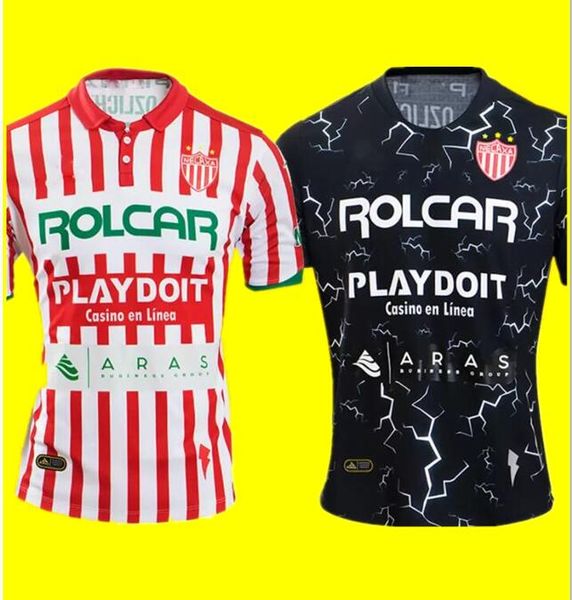 

21 22 mexico club necaxa mens soccer jerseys gonzalez liga mx home red white away black grey football shirts short sleeve uniforms, Black;yellow