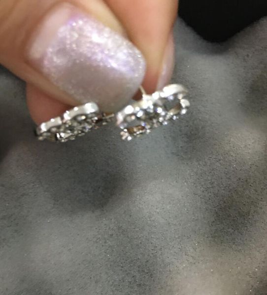 

Luxury Letter Earring Fashion Designer Jewelry Gold Silver Color Rhinestone Ear Stud For Women Lady Gift, Golden;silver
