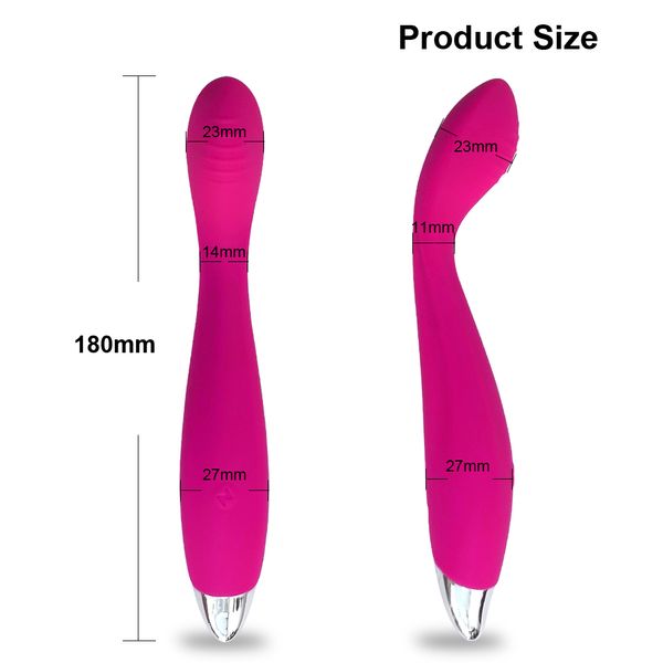 Vibratore del punto G di alta qualità rapidamente all'orgasmo vibratore in silicone a forma di dito giocattolo adulto del sesso per le donne stimolatore del clitoride impermeabile