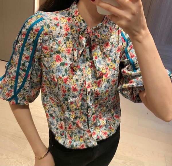 

women's t-shirt tk40747fashion & tees 2021 runway luxury european design short print party style clothing, White