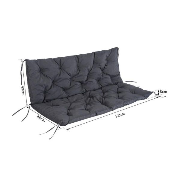 

cushion/decorative pillow antistress garden bench cushion with straps outdoor indoor chair furniture upholstered terrace toys pad high quali