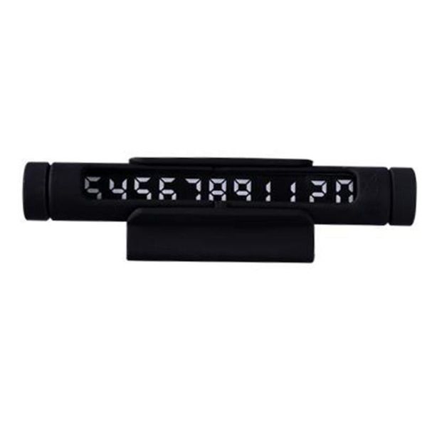 

interior decorations universal car luminous temporary parking card suckers night phone number plate for ssign notice styling