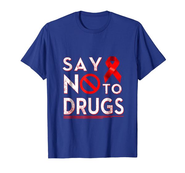 

Say NO to DRUGS Shirt Hand October Red ribbon week gifts, Mainly pictures