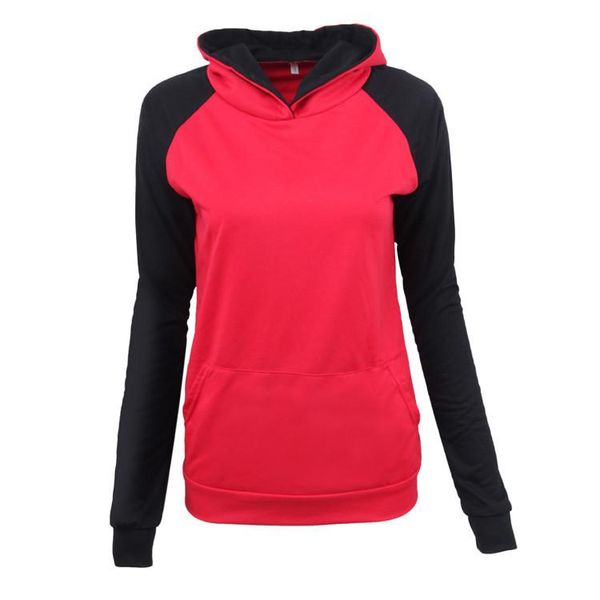 

women's hoodies & sweatshirts yyfs 2021 autumn winter hoodie sweatshirt hooded women casual long sleeve patchwork cotton pullover track, Black