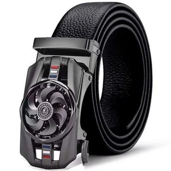 

belts 2021 belt men imitating leather for metal automatic buckle fashion business designed, Black;brown