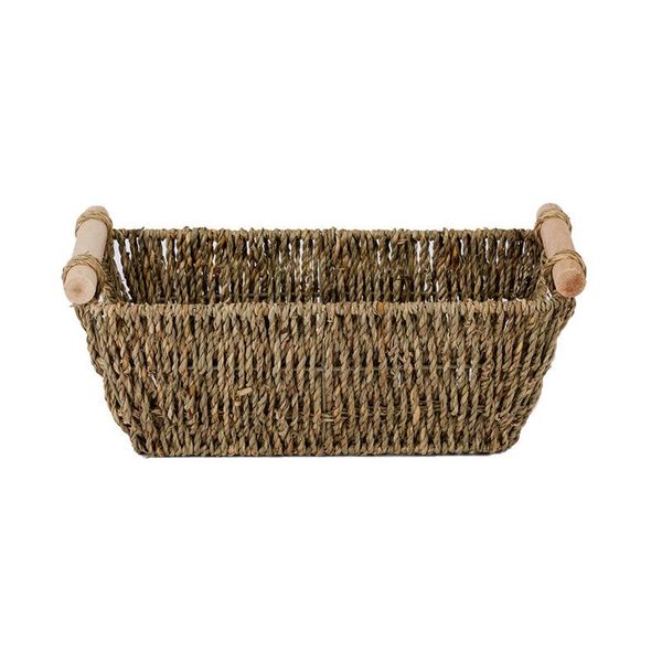 

storage baskets straw basket, seaweed weaving and finishing frame, rattan woven deskdebris basket