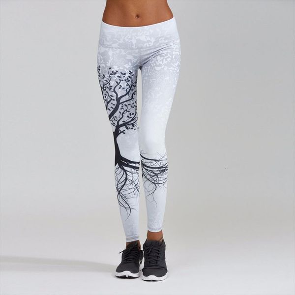

35 fitness printed sports women legging workout gym exercise athletic pants black s leggins ropa mujer