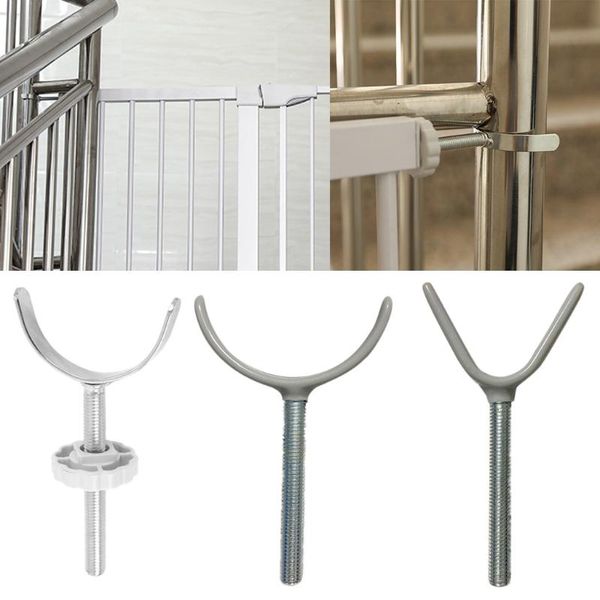 

door catches & closers stair pressure mounted security gate threaded spindle rod y/u shape adaptor for baby pet safety 667b