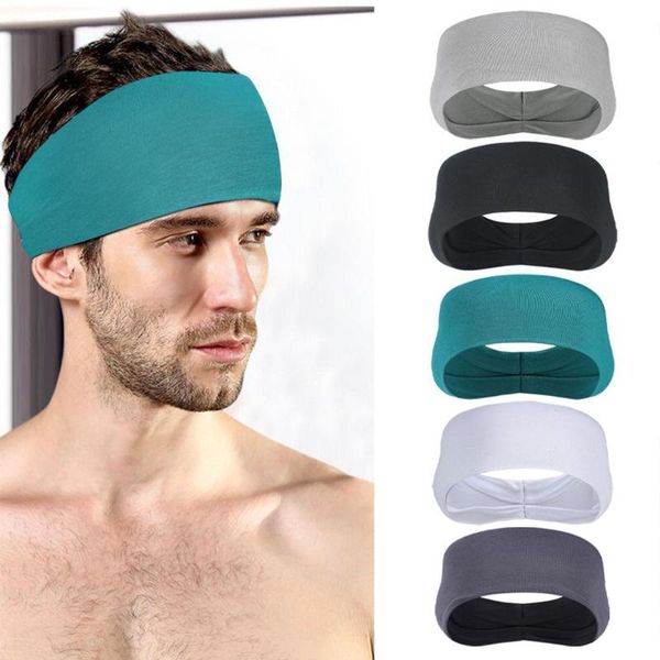 

hair head band headband stretch men women wrap elastic sports yoga gym frotki do wlosow cintillo hombre t@ sweatband, Yellow;black