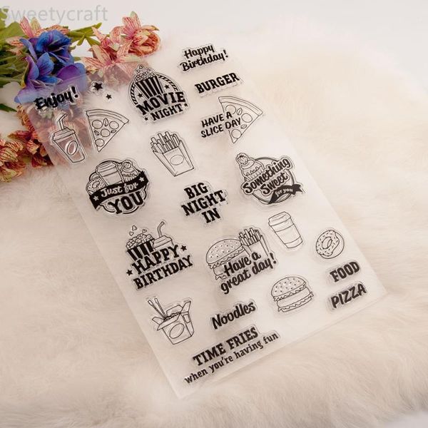 

craft tools burger food embossing folders 2021 for christmas card making supplies paper scrapbooking plastic embosser stencil