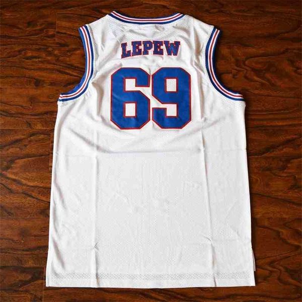 

[space-jam-movie] tune squad 23 1 bugs 2 d.duck 10 lola 22 murray taz tweety white basketball halloween jerseys, Gray
