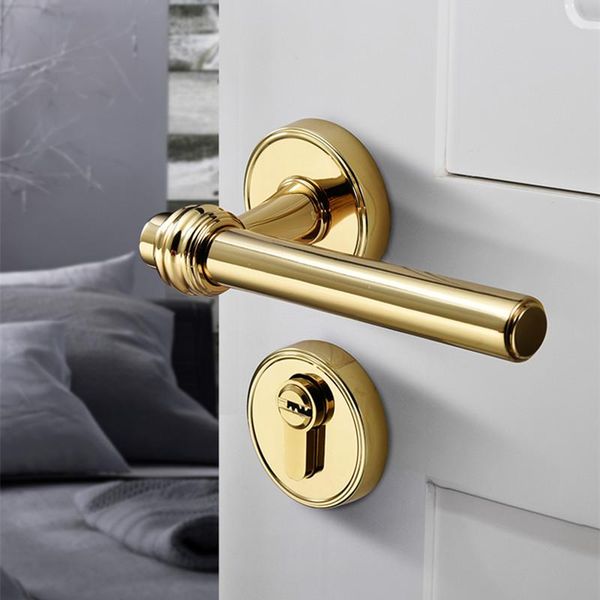 

handles & pulls modern gold interior door handle lock hardware for