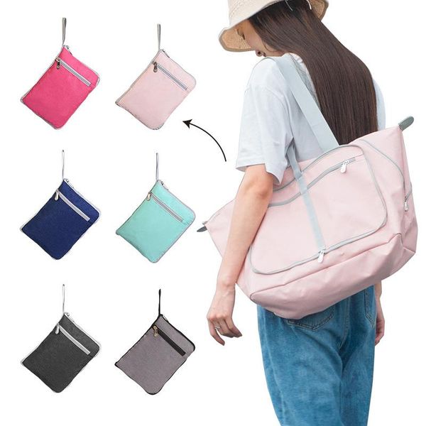 

luggage bag foldable new travel outdoor portable the one-shoulder handbag cknej