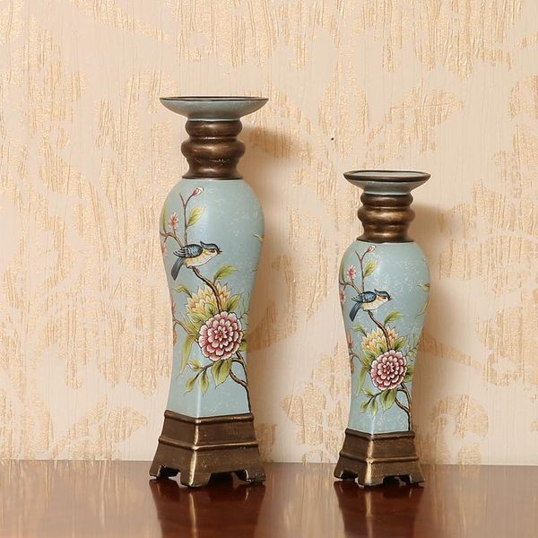 

candle holders european style home living room table decoration american candlestick